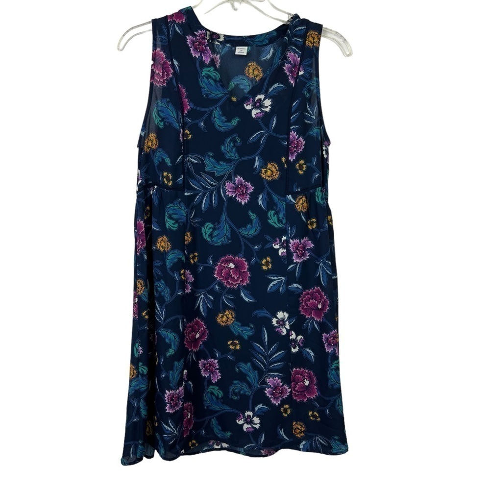 Old Navy Women’s Sleeveless Dress Sz XS Summer Multi Color Floral Lined